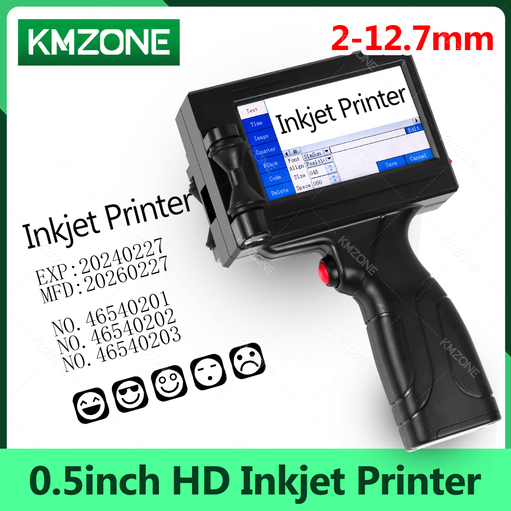Commercial Book Printing Machines - Портативный струйный принтер 12,7 мм, портативный