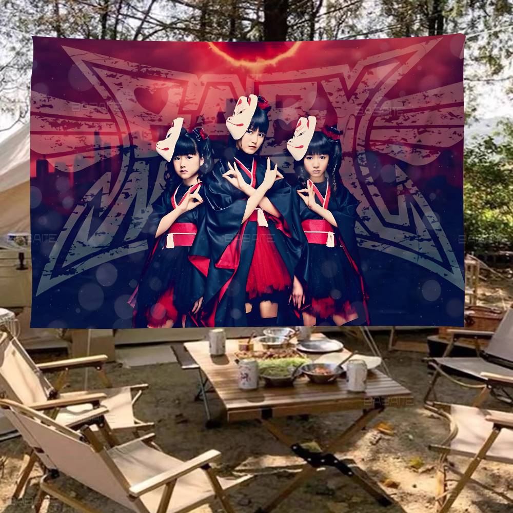 Commercial Printing Company - Японская группа B-BABYMETAL, фирменный баннер для