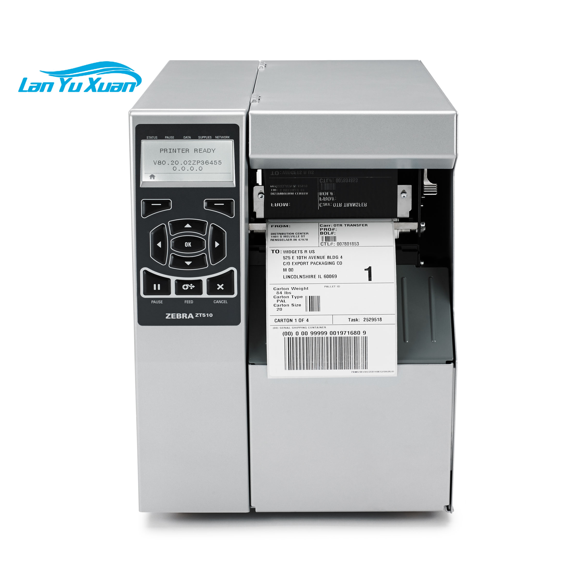 Barcode Printer - Промышленный принтер этикеток Zebra ZT510-2, 203