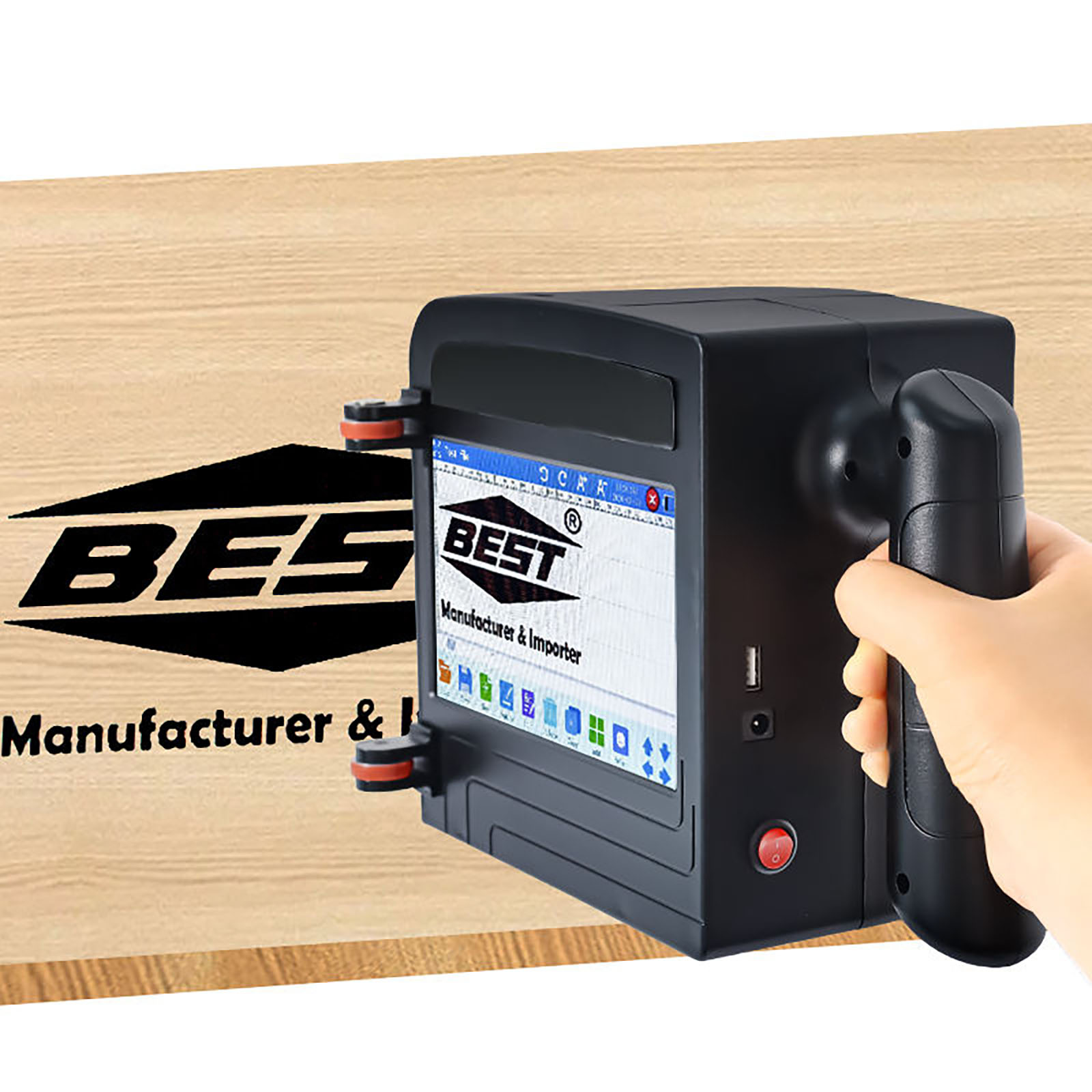 ZM-C100 – портативный ручной с – обзор и цена Barcode Printer