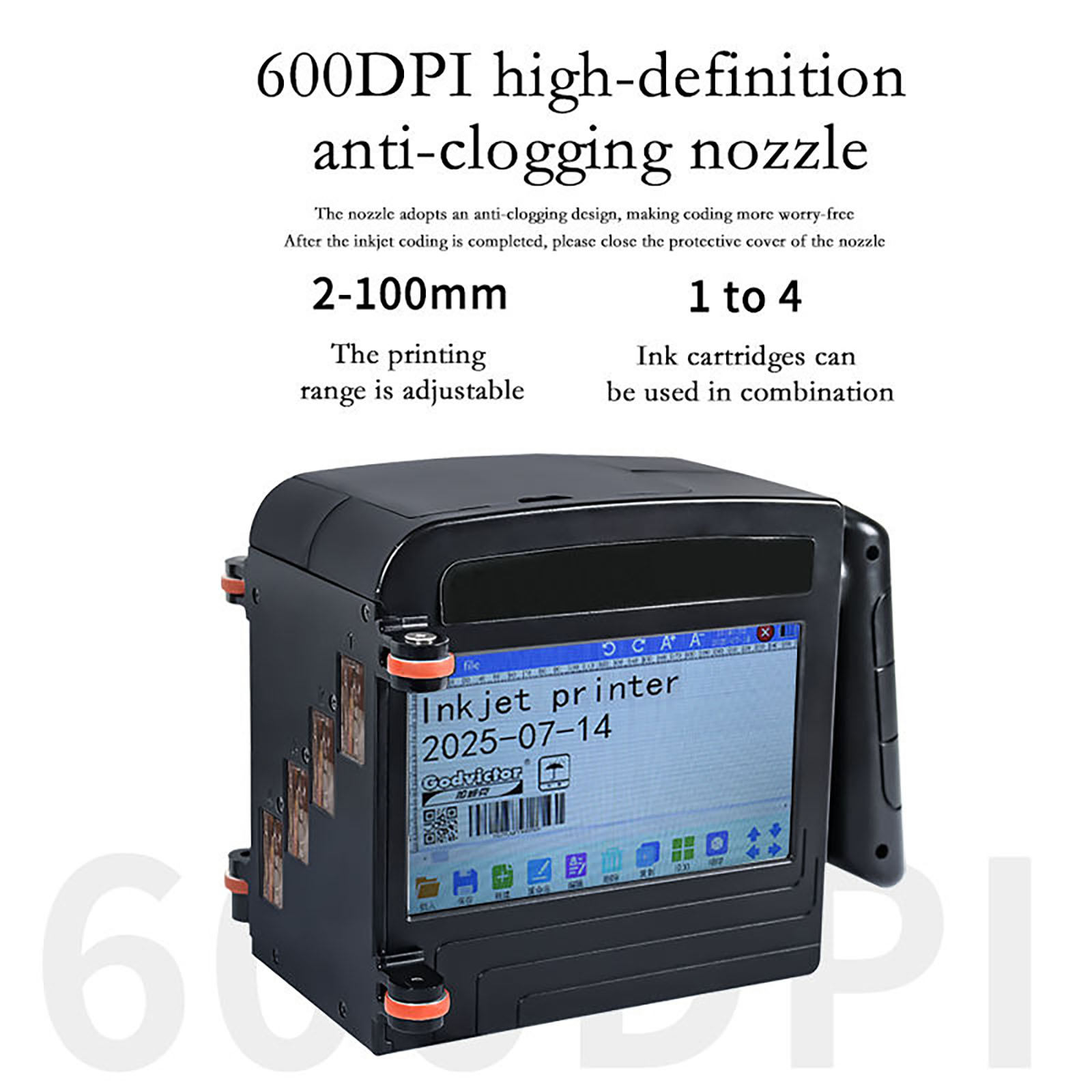 ZM-C100 – портативный ручной с – обзор и цена Barcode Printer