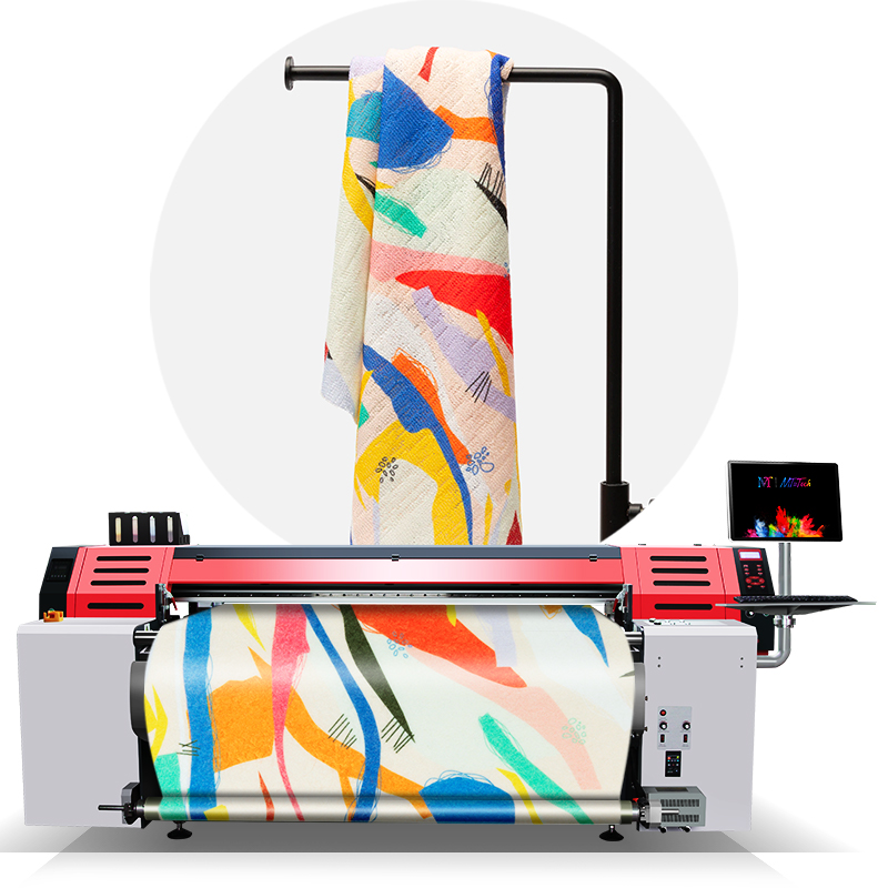 Промышленный струйный принтер  – обзор и цена Commercial Fabric Printing Machine