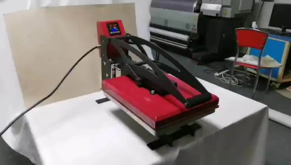 Ручной термопресс высокого дав – обзор и цена Commercial Fabric Printing Machine